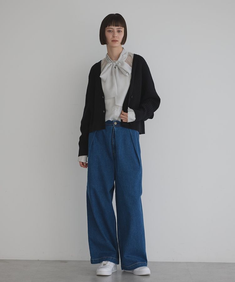GARAGE OF GOOD CLOTHING「ボリューム袖ショート丈カーディガン」|カーディガン|