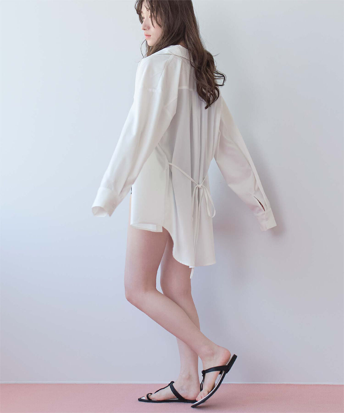 SEA DRESS「ウエストマークデザインシャツ/ラッシュガード」|ビキニトップス|