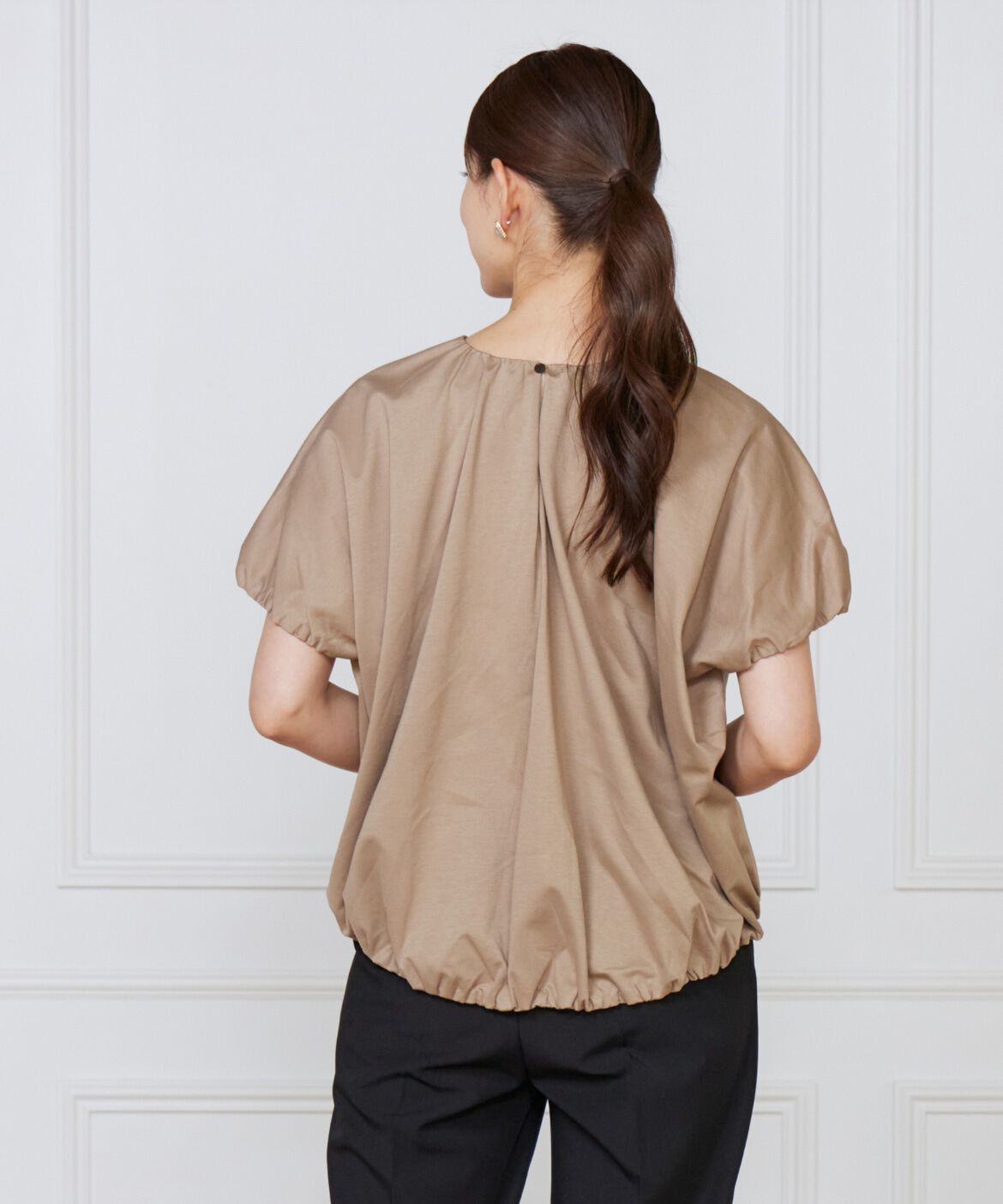 Le Souk「《大きいサイズ》ドルマンスリーブカットプルオーバー」|Tシャツ・カットソー|