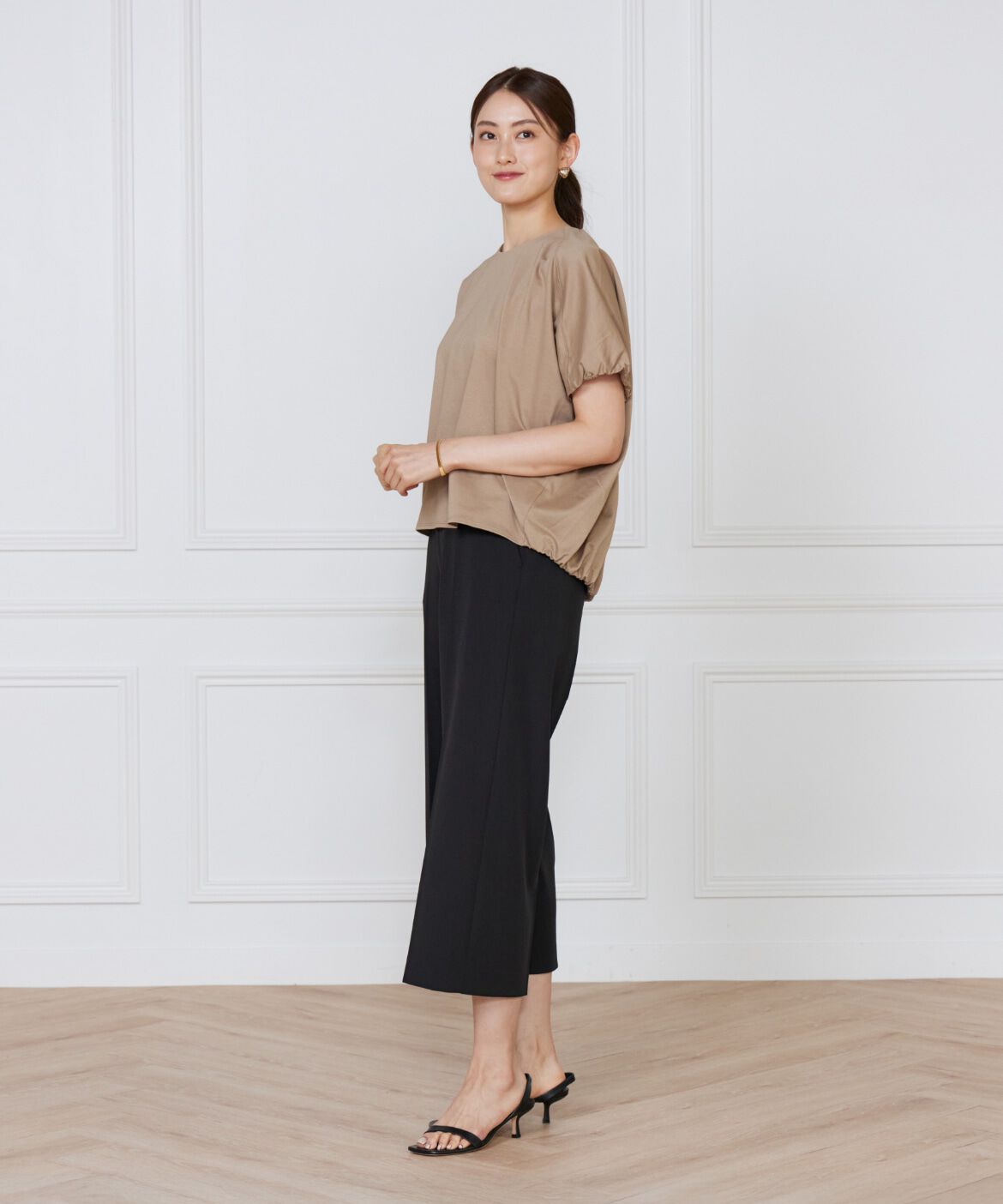 Le Souk「《大きいサイズ》ドルマンスリーブカットプルオーバー」|Tシャツ・カットソー|