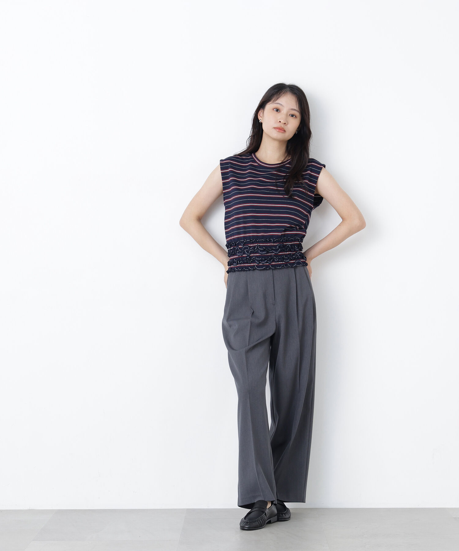  「〈N.〉ランダムボーダトップス」|Tシャツ・カットソー|