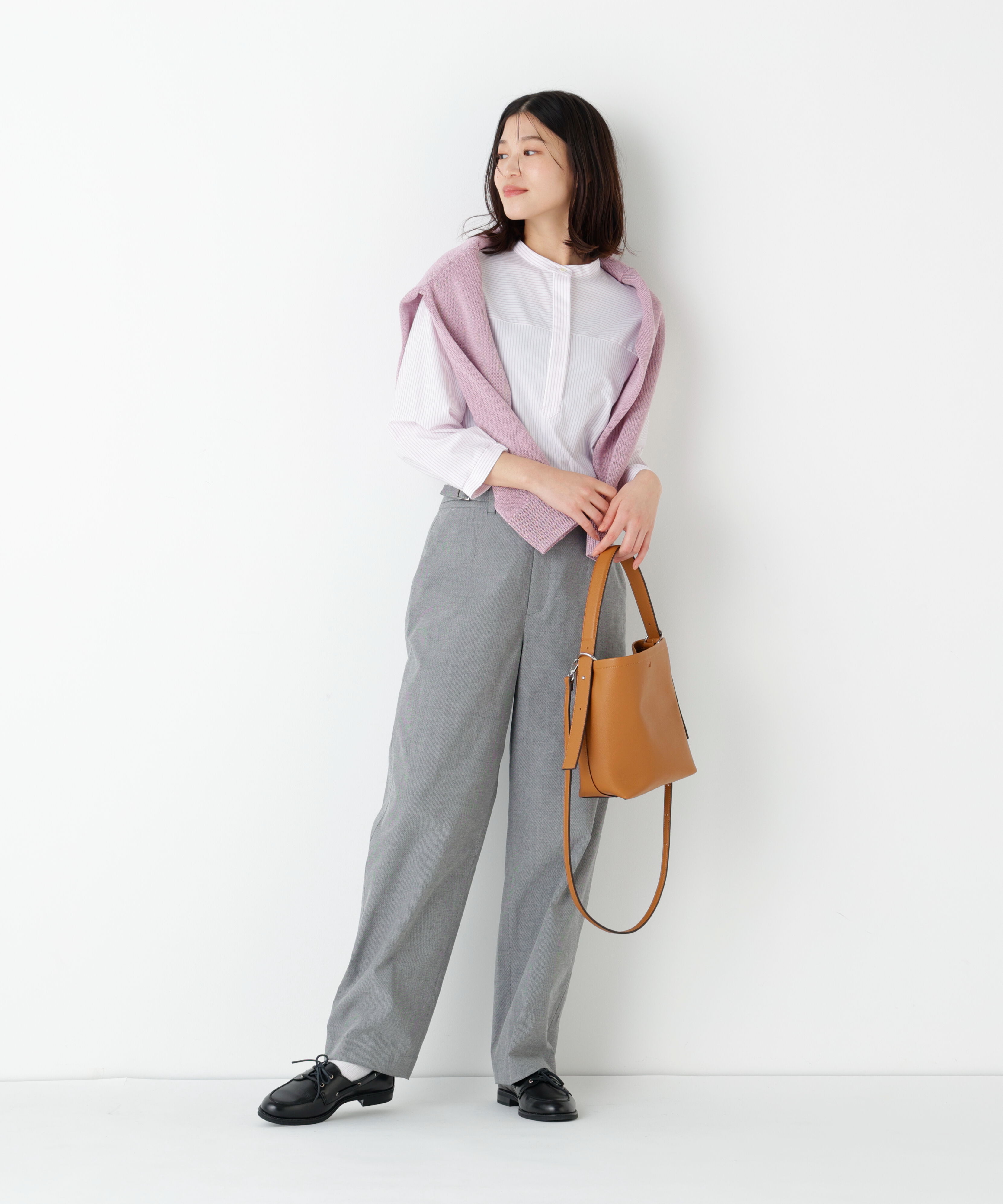  「◆《マルチサイズ/ウォッシャブル》ドビーストレッチストレートパンツ」|その他|