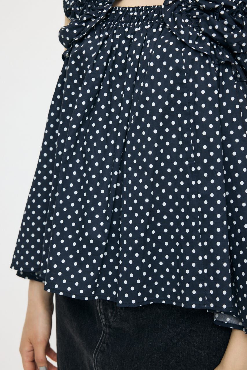 MOUSSY「SHOULDER FRILLS トップス」|シャツ・ブラウス|