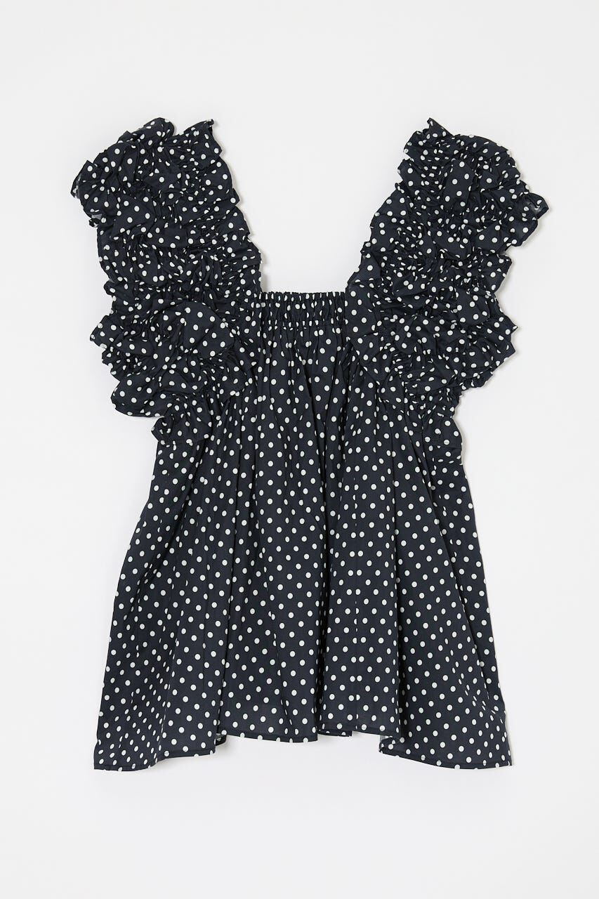 MOUSSY「SHOULDER FRILLS トップス」|シャツ・ブラウス|