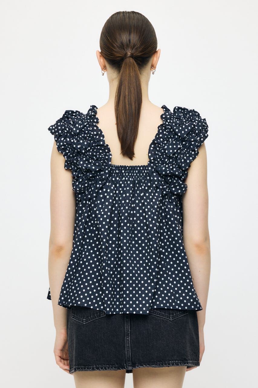MOUSSY「SHOULDER FRILLS トップス」|シャツ・ブラウス|