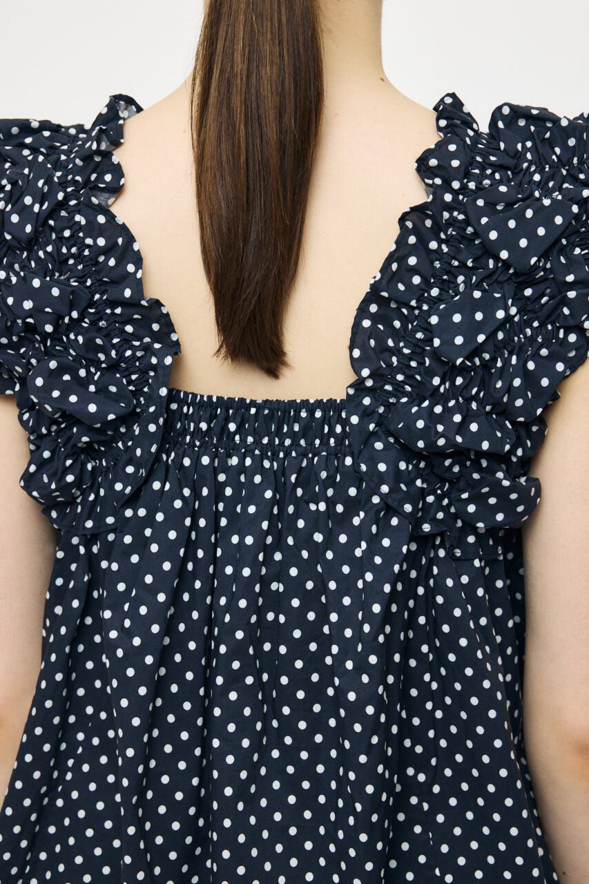 MOUSSY「SHOULDER FRILLS トップス」|シャツ・ブラウス|