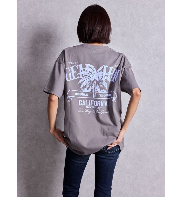 GYDA「TWIN VIBES ONLY BUNNY BIG Tシャツ」|Tシャツ・カットソー|