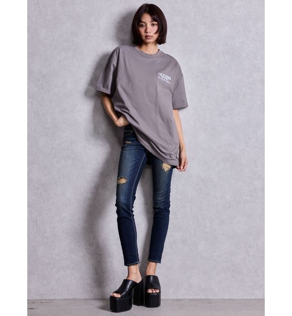 GYDA「TWIN VIBES ONLY BUNNY BIG Tシャツ」|Tシャツ・カットソー|