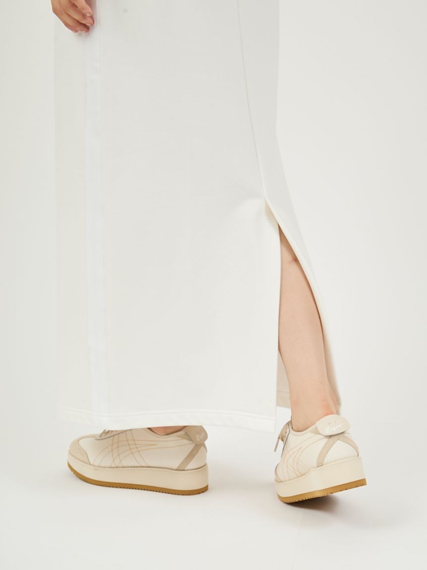 emmi atelier「布帛ドッキング裏毛セットアップ」|ワンピース|