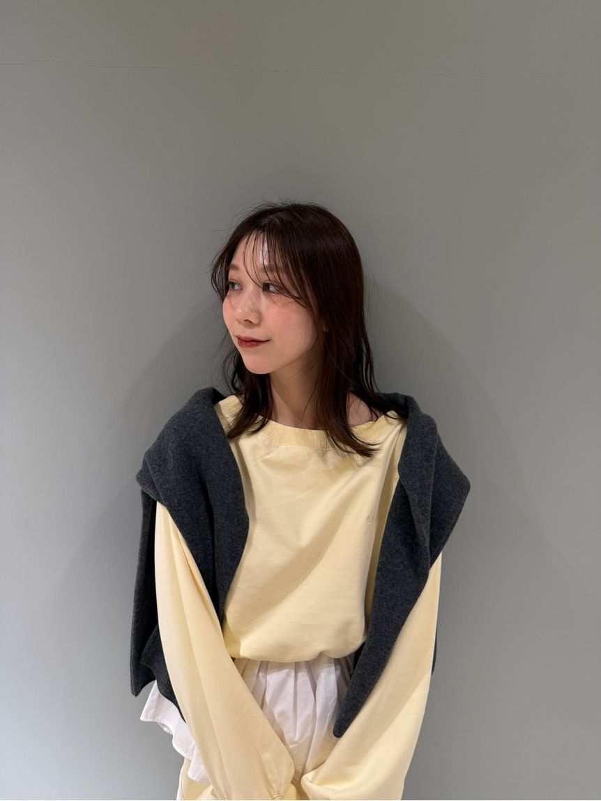 emmi atelier「布帛ドッキング裏毛セットアップ」|ワンピース|