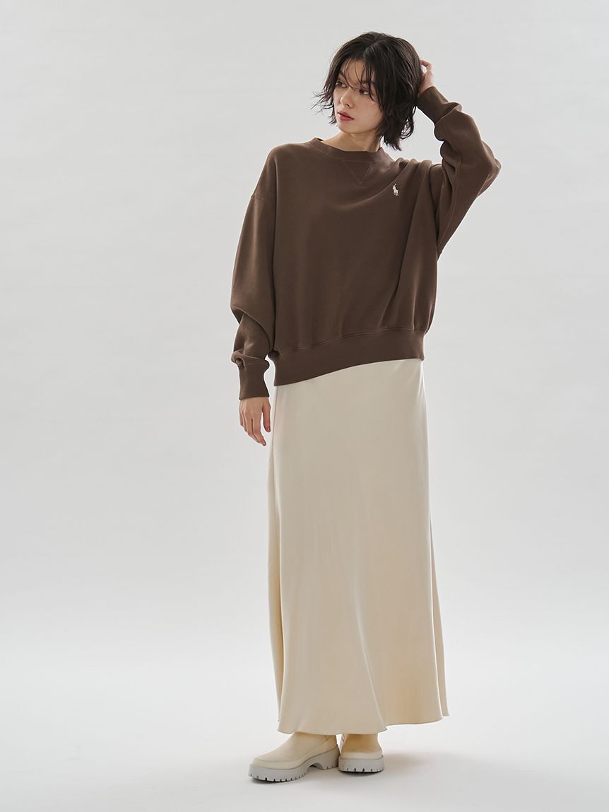 emmi atelier「シャイニーサテンナロースカート」|スカート|