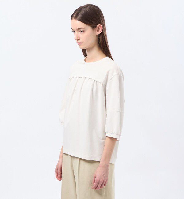 MACKINTOSH PHILOSOPHY「フロントギャザージャージブラウス」|Tシャツ・カットソー|