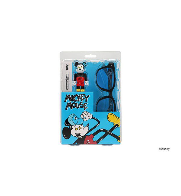  「【数量限定】Zoff｜BE@RBRICK サングラス [オリジナルフィギュアセット]ミッキーマウス Disney ディズニー」|メガネ|
