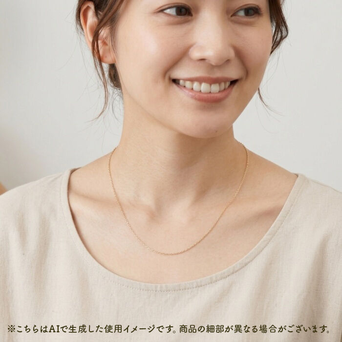 BACKYARD FAMILY「金 ネックレス 18金 通販 日本製 ネックレスチェーン チェーンネックレス 18K 長さ50cm」|その他|
