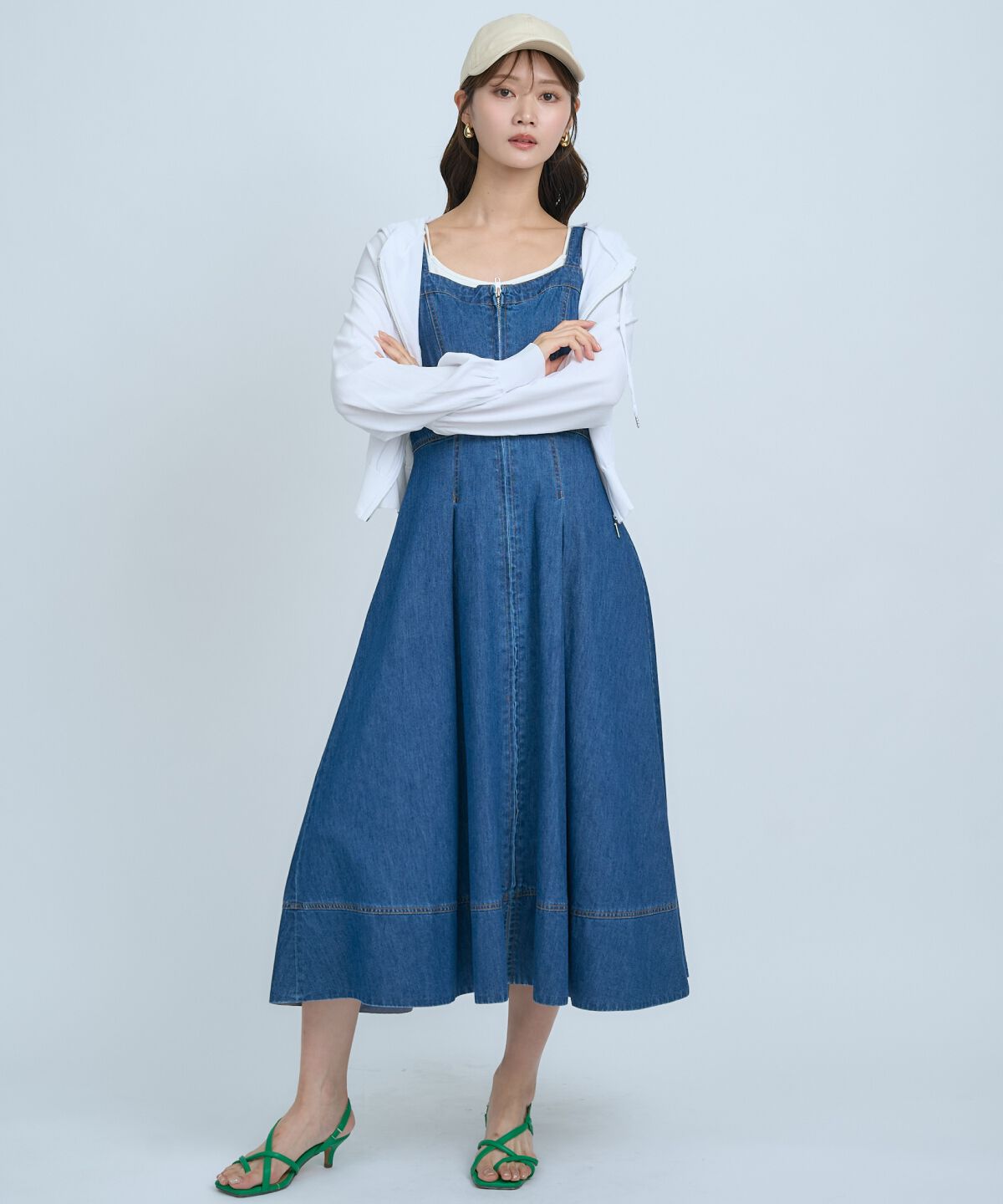 アンドクチュール「UVカットZIPパーカー」|パーカー|