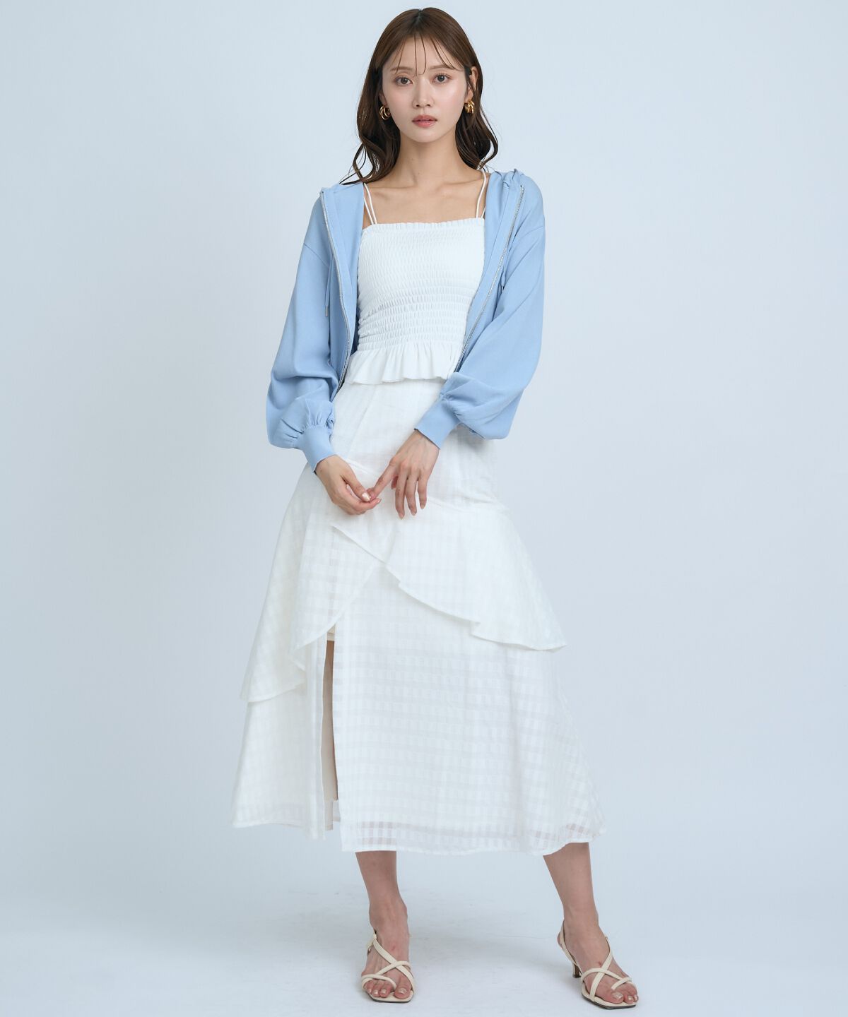 アンドクチュール「UVカットZIPパーカー」|パーカー|