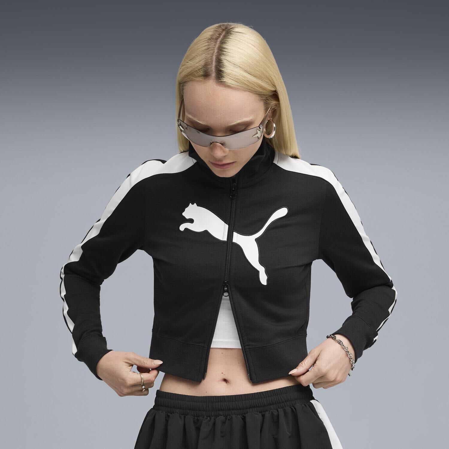 PUMA「【PUMA ｳｪｱ】W F.PUMA.ARCHIVE T7 CR T JKT」|ポロシャツ|