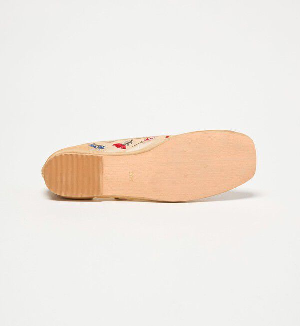 BEAUTY&YOUTH UNITED ARROWS「チュール フラワー エンブロイダリー バレエシューズ」|バレエシューズ|