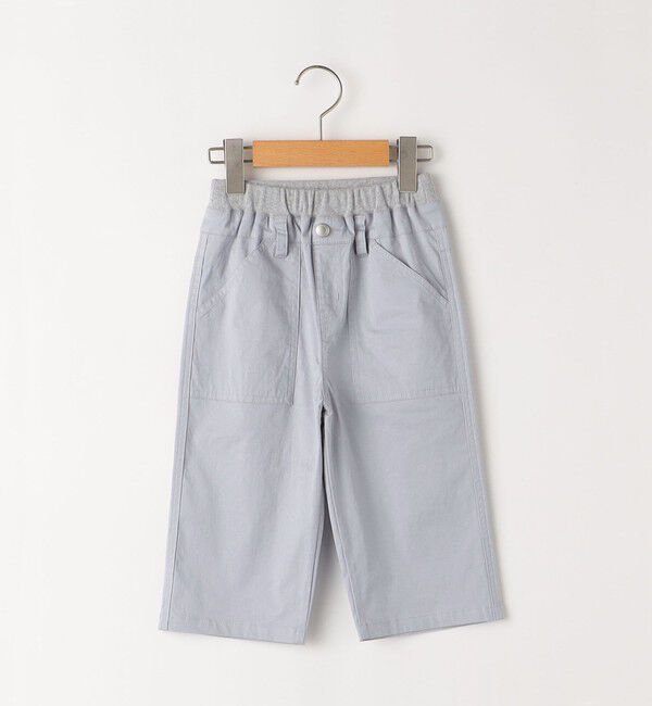 SHIPS KIDS「SHIPS KIDS:80～90cm / カラー 6分丈 ショーツ」|その他|シルバーグレー