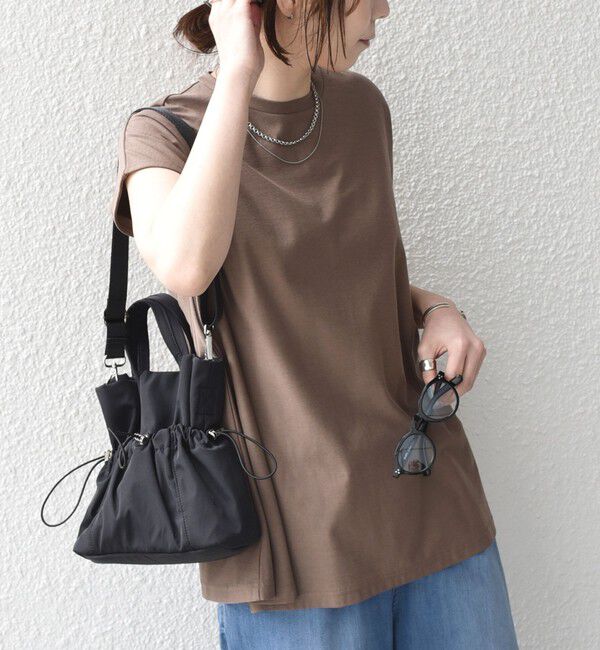 SHIPS Colors 「SHIPS Colors:〈接触冷感・手洗い可能〉クールタッチ シアー フレア Tシャツ◇」|Tシャツ・カットソー|