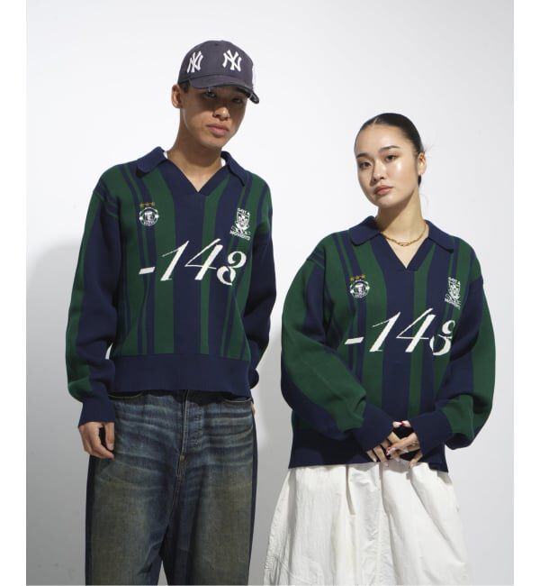 JOINT WORKS「サッカーシャツニットプルオーバー / Soccer Shirt Knit Pullover」|ニット・セーター|グリーン