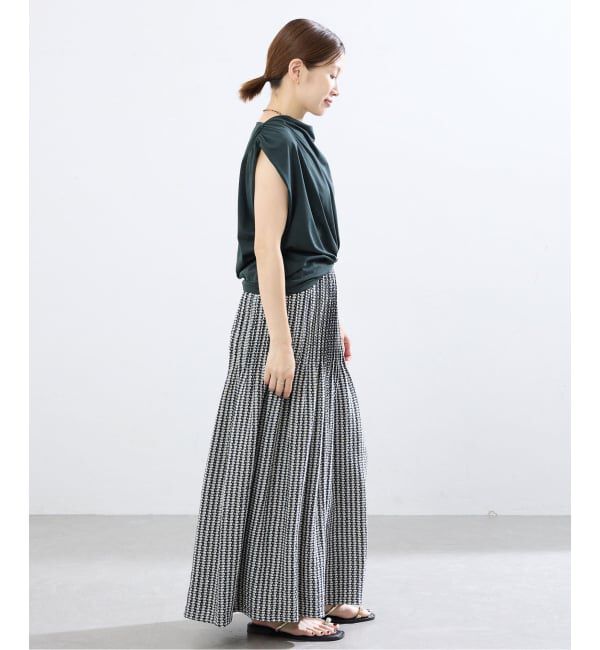IENA「《予約/接触冷感》アシメトリソフトプルオーバー」|Tシャツ・カットソー|