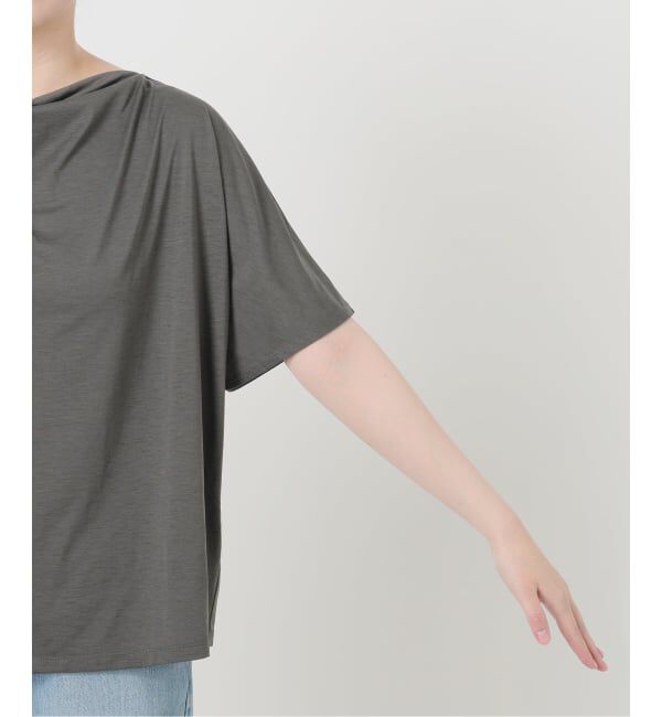IENA「《予約/接触冷感》アシメトリソフトプルオーバー」|Tシャツ・カットソー|