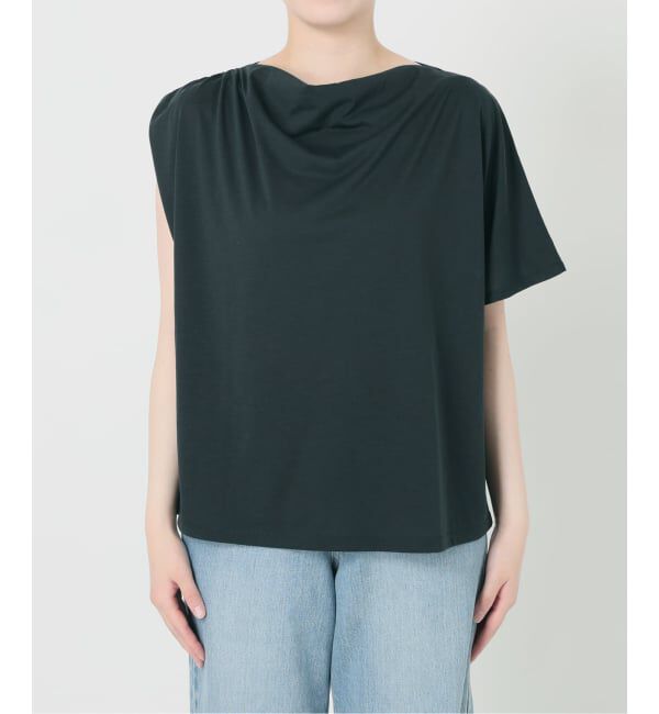 IENA「《予約/接触冷感》アシメトリソフトプルオーバー」|Tシャツ・カットソー|