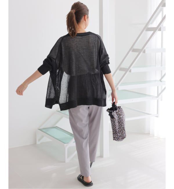 JOURNAL STANDARD relume「《追加 / 新色》PEリネンルーズVカーディガン」|カーディガン|