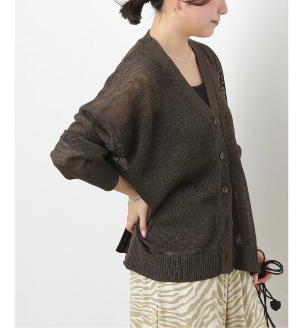 JOURNAL STANDARD relume「《追加 / 新色》PEリネンルーズVカーディガン」|カーディガン|