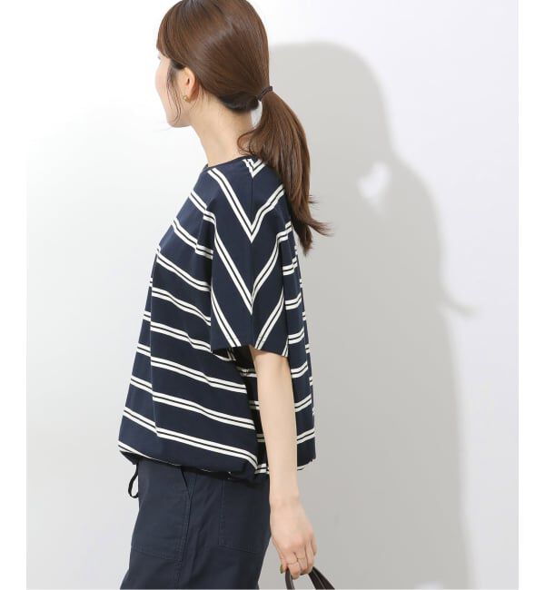 JOURNAL STANDARD relume「《追加》フレンチスリーブボーダーTシャツ」|Tシャツ・カットソー|