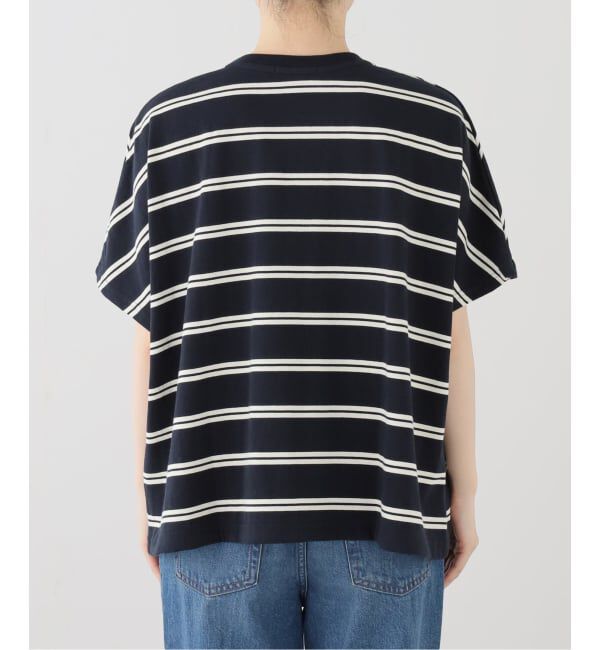 JOURNAL STANDARD relume「《追加》フレンチスリーブボーダーTシャツ」|Tシャツ・カットソー|