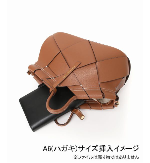 NOBLE「《追加》mica della valle/ミカデラヴァッレ Romana レザーメッシュバッグ」|ショルダー・メッセンジャー|