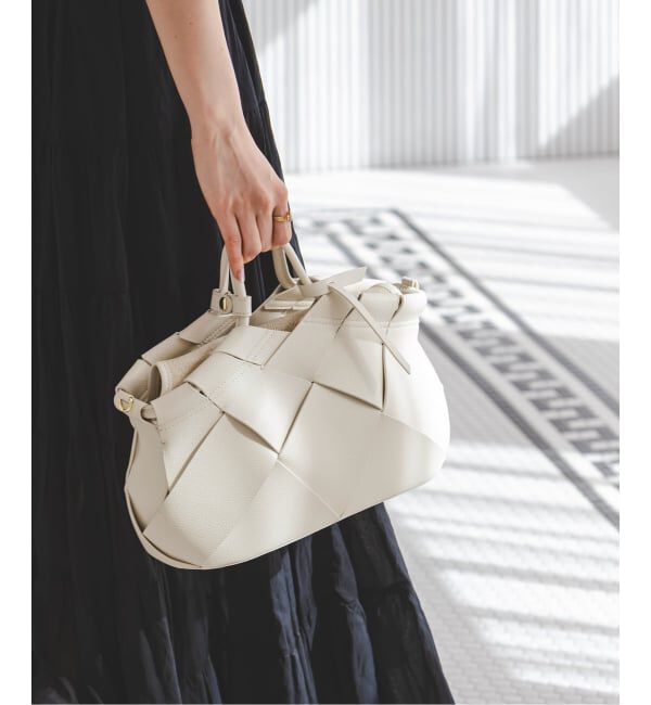 NOBLE「《追加》mica della valle/ミカデラヴァッレ Romana レザーメッシュバッグ」|ショルダー・メッセンジャー|