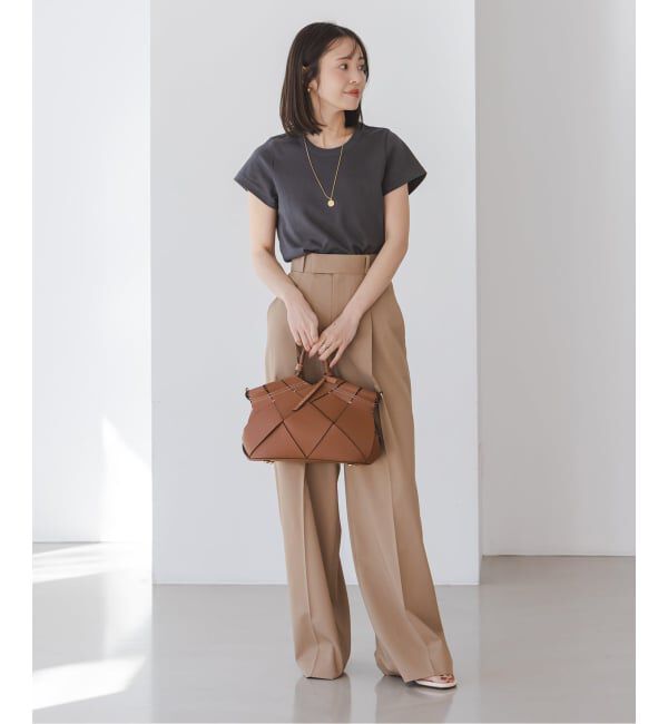 NOBLE「《追加》mica della valle/ミカデラヴァッレ Romana レザーメッシュバッグ」|ショルダー・メッセンジャー|