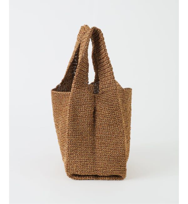 FRAMeWORK「BAGMATI /バグマティ shopping ラフィアライクバッグ」|かごバッグ|