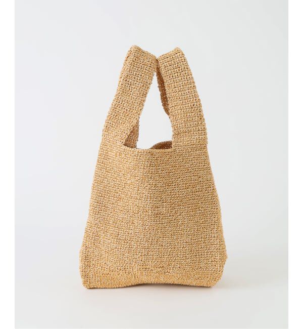 FRAMeWORK「BAGMATI /バグマティ shopping ラフィアライクバッグ」|かごバッグ|