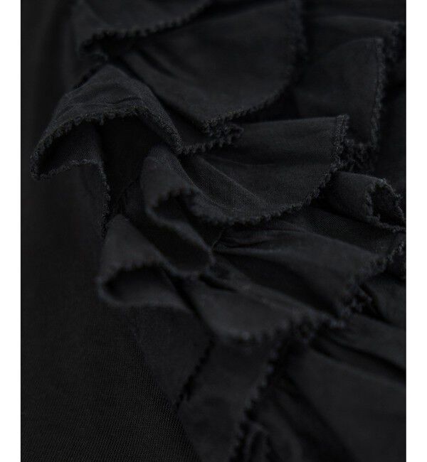 SALON adam et rope'「【AAYUSHI（アユーシ）】フリルスリーブカットソー」|Tシャツ・カットソー|