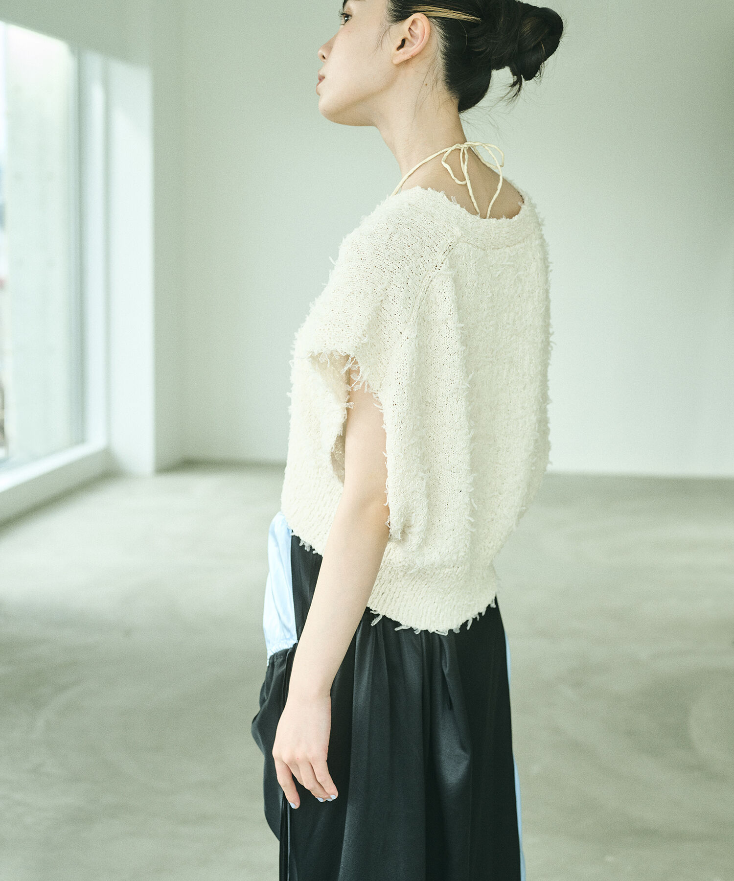 ADAM ET ROPE'「【WEB限定】ファンシーニットジレ」|ニット・セーター|