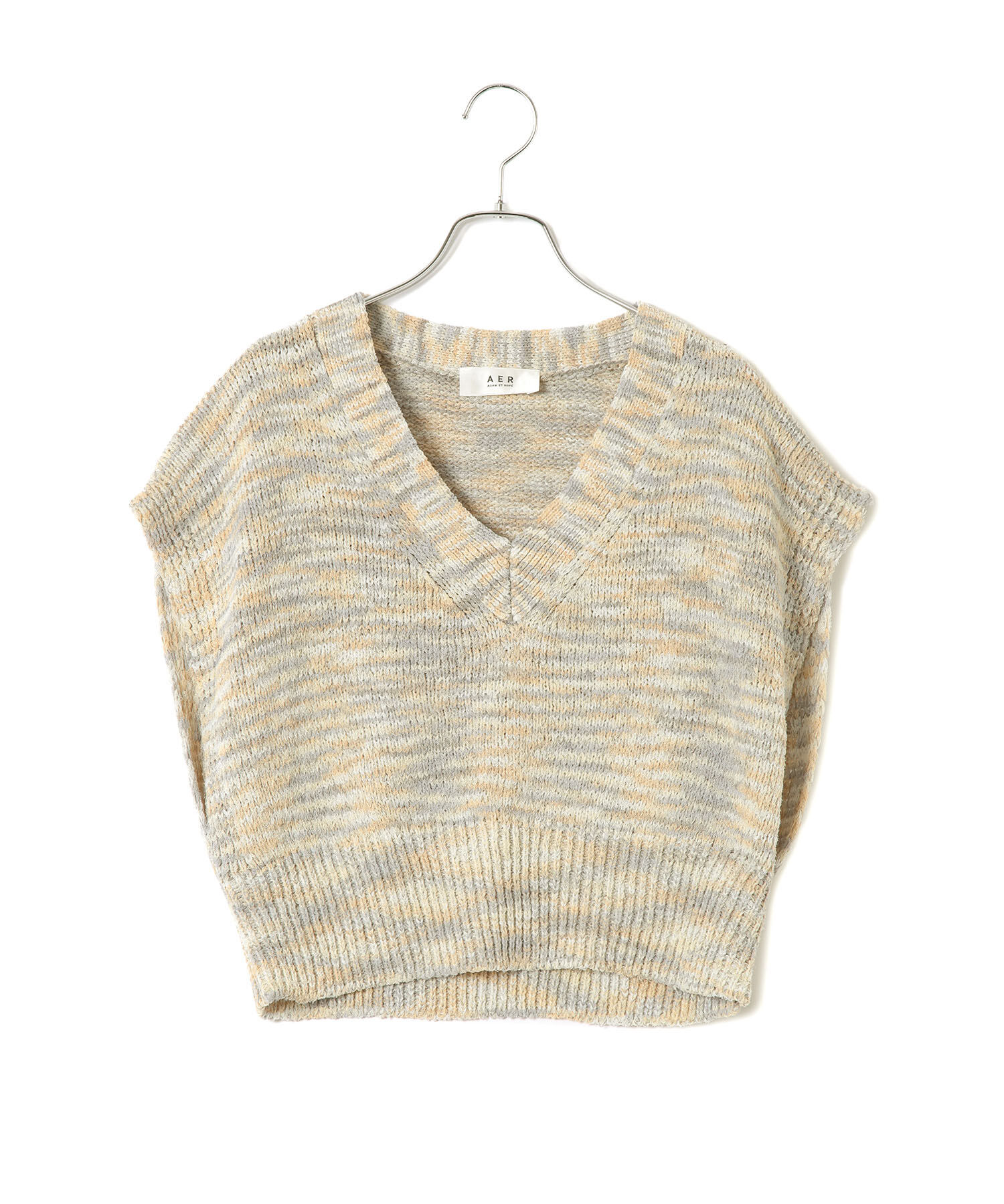ADAM ET ROPE'「【WEB限定】ファンシーニットジレ」|ニット・セーター|