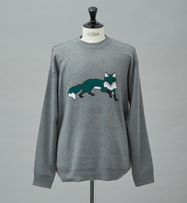 ABAHOUSE「【PENNEY'S】ペニーズ キツネ/ペニーズ フォックス/THE FOX BI」|ニット・セーター|グレー