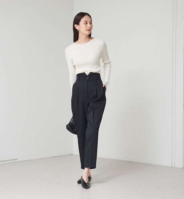 qualite「ダブルタックテーパードパンツ」|その他|