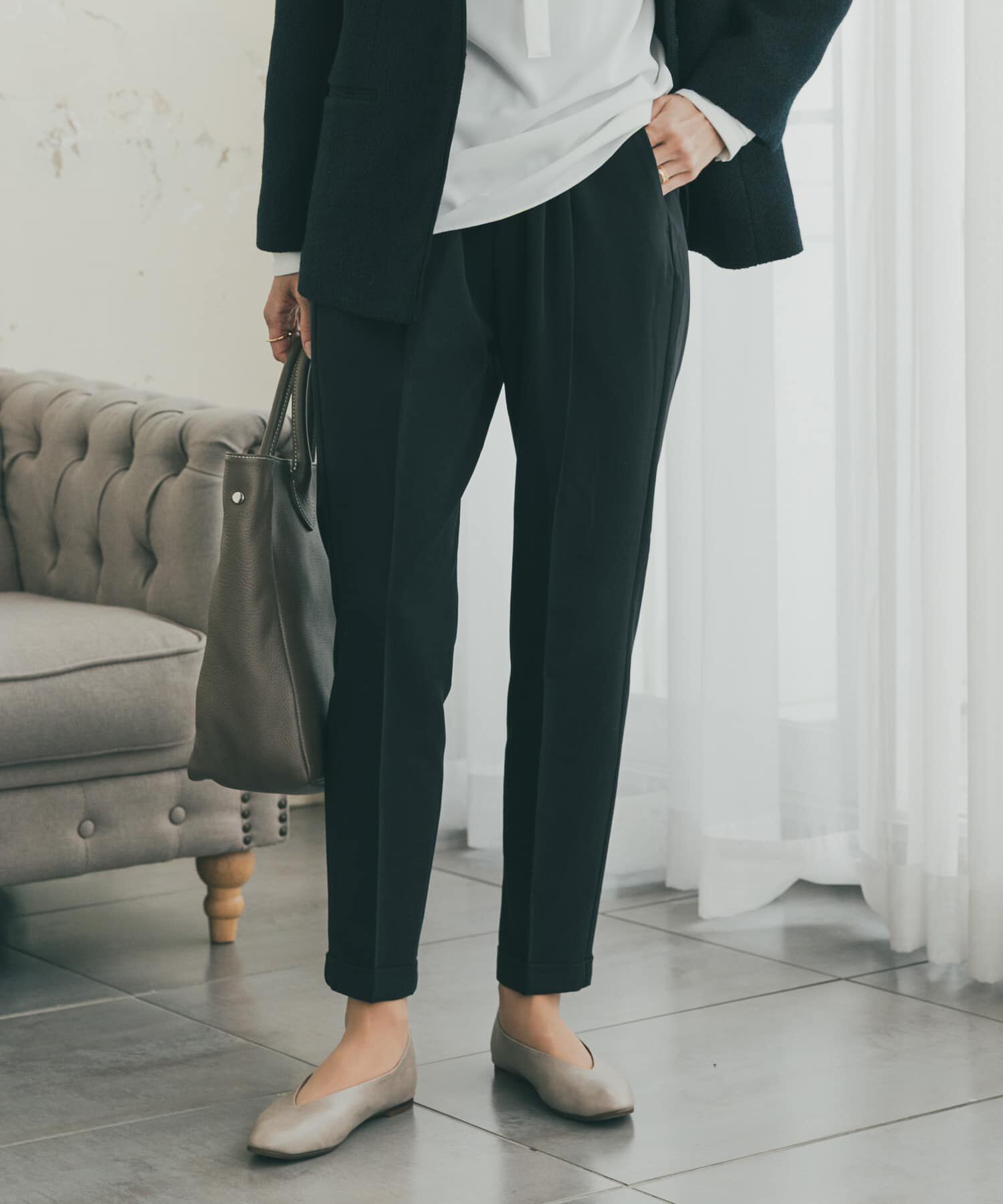 URBAN RESEARCH DOORS「ストレッチテーパードイージーパンツ」|その他|