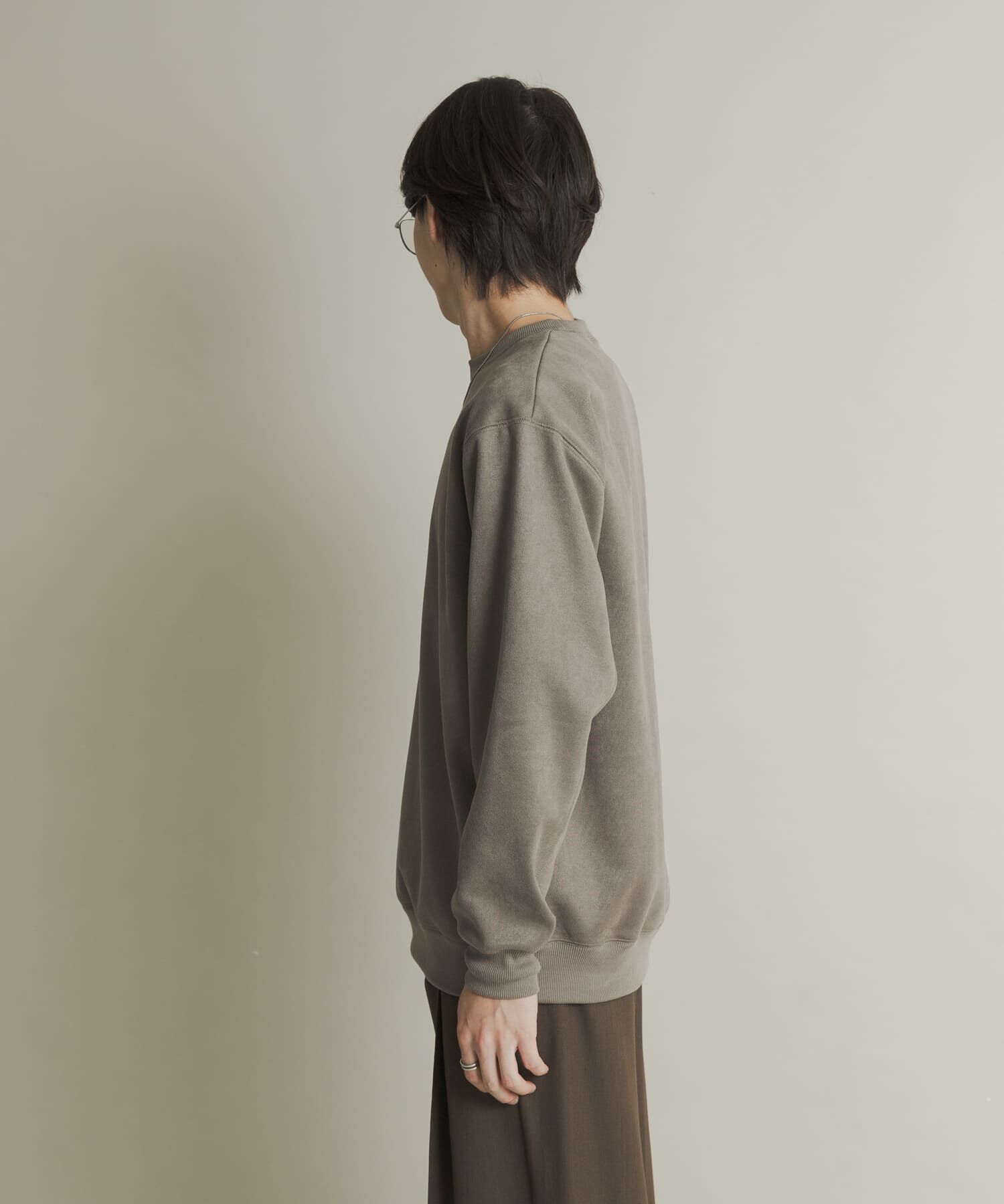 SENSE OF PLACE by URBAN RESEARCH「フェイクスエードクルーネックスウェット」|スウェット・ジャージ|