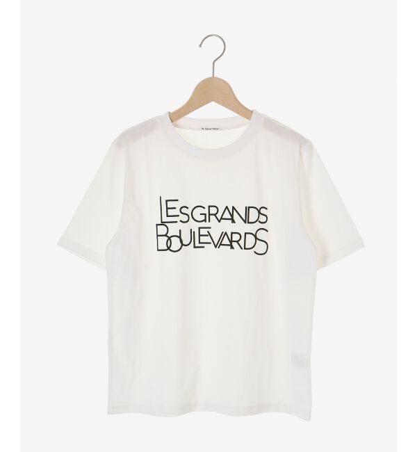  「《手洗い可能》Les Grands BoulevardsロゴTシャツ」|Tシャツ・カットソー|