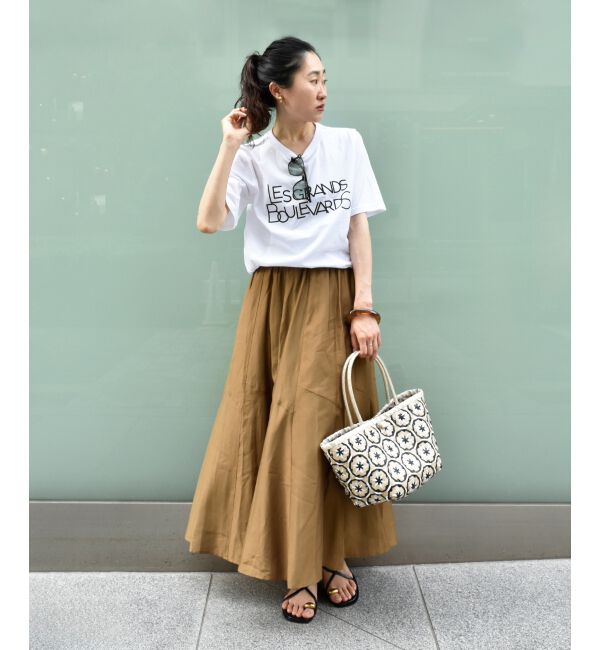  「《手洗い可能》Les Grands BoulevardsロゴTシャツ」|Tシャツ・カットソー|