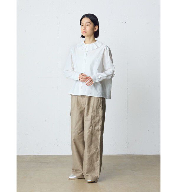 MidiUmi「MidiUmi タックカラーシャツ」|シャツ・ブラウス|