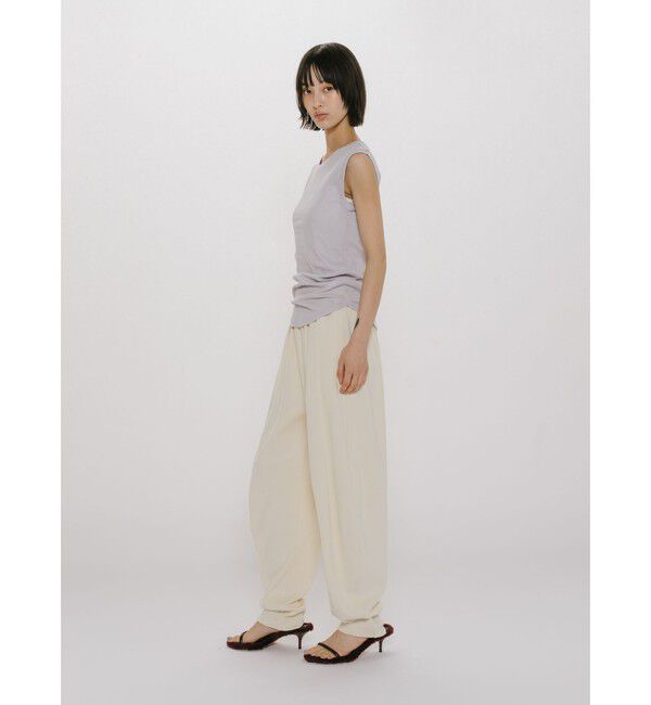 MIDIUMISOLID「MIDIUMISOLID for Ladies リブイージーコクーンパンツ」|その他|