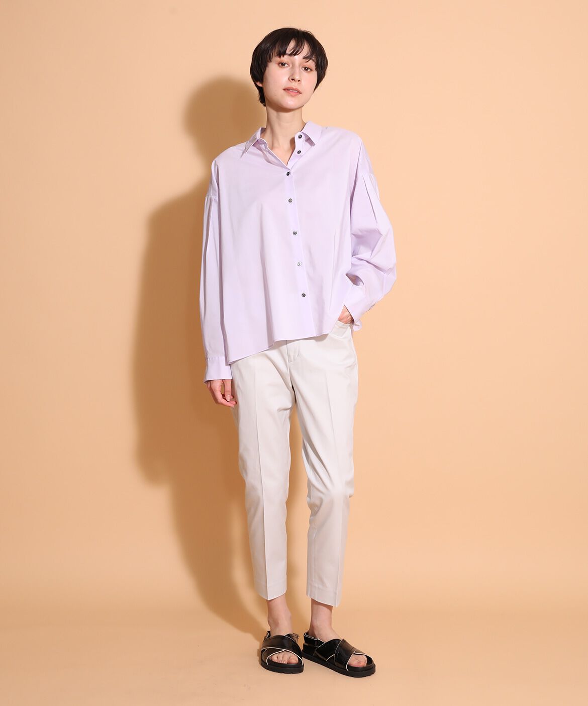 DAY by DAY it&rsquo;s international「《丈長めサイズ/股下68cm・69cm》ベーシックコットンストレートパンツ」|その他|
