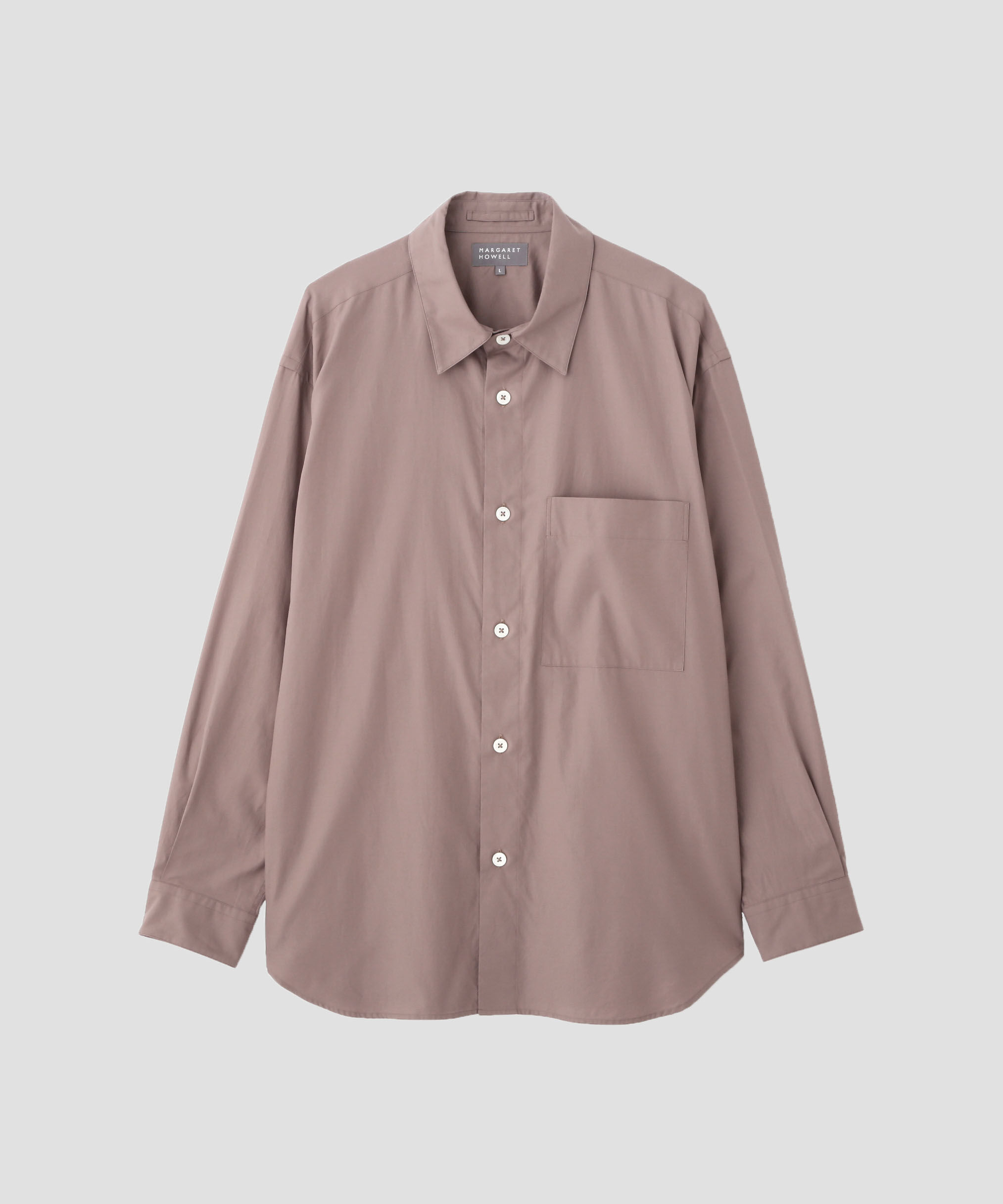 MARGARET HOWELL「FINE COTTON TWILL SHIRTING SHIRT」|シャツ・ブラウス|